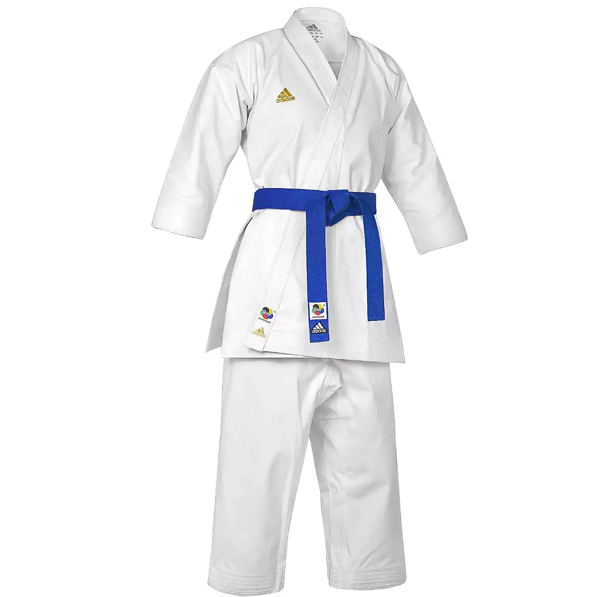 adidas WKF Karate Trousers Japanese Cut Shori 14oz Pants