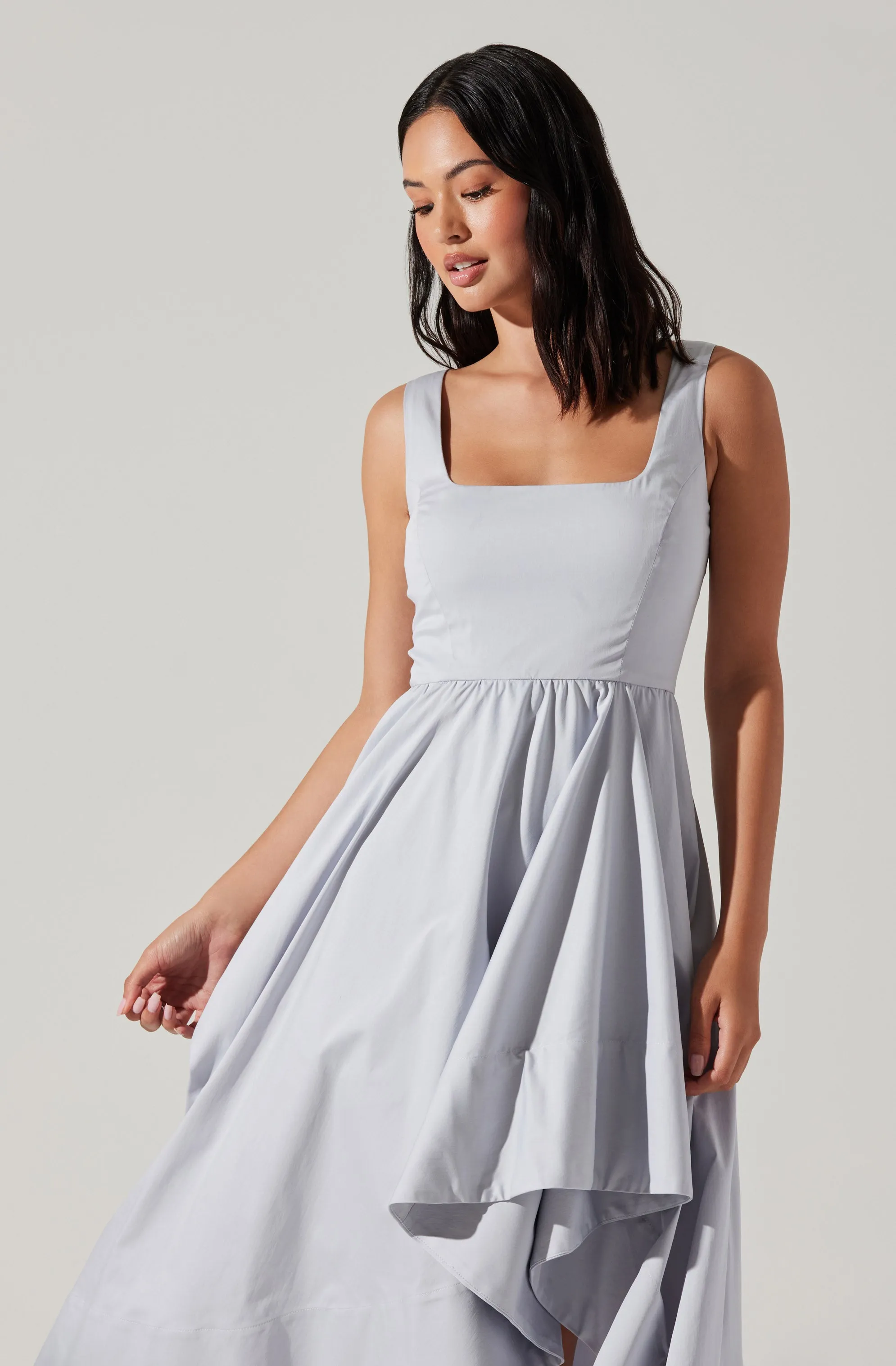 Allora Asymmetrical Midi Dress