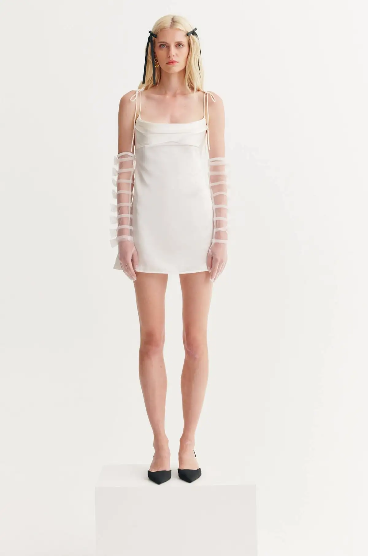 Ambre Mini Dress in White