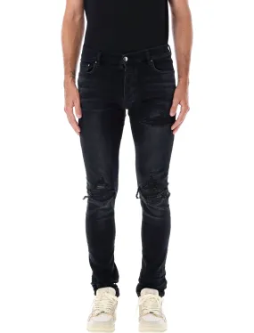 AMIRI MX1 Bandana Jacquard Skinny Jeans