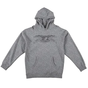 Anti Hero Youth Basic Eagle Hoodie Heather Grey/Black