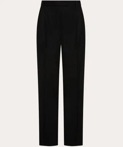 Argent Women's Stretch-Wool Wide-Leg Pants