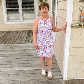 Beachtime Cora Dress in Cheers