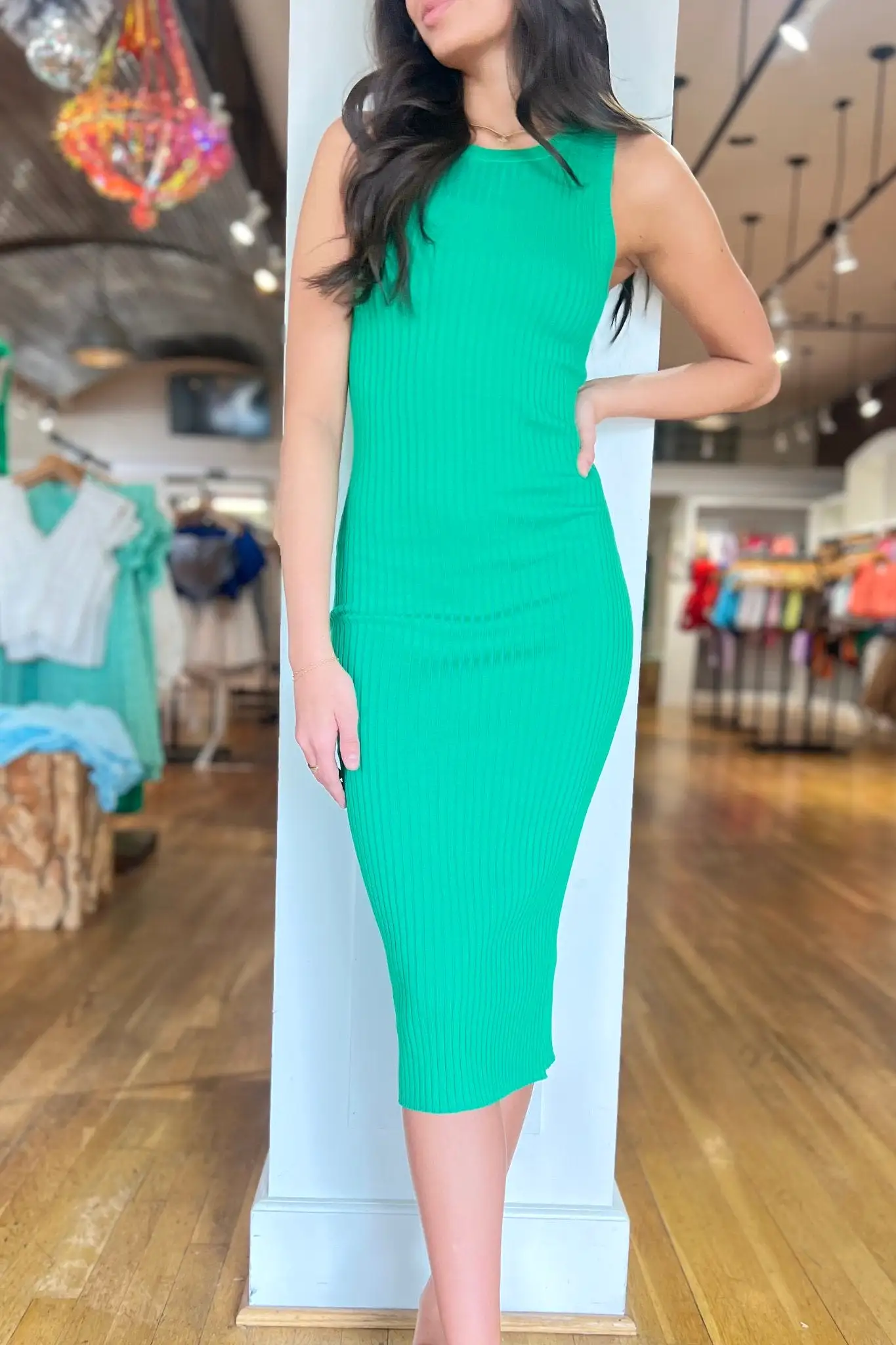 Bodycon Tank Midi Dress