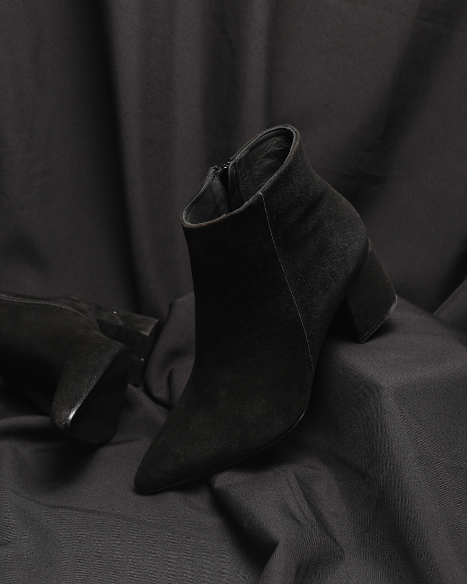 Boot 385 Black Suede