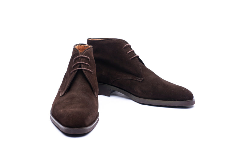 Boot 748 Dark Brown Suede