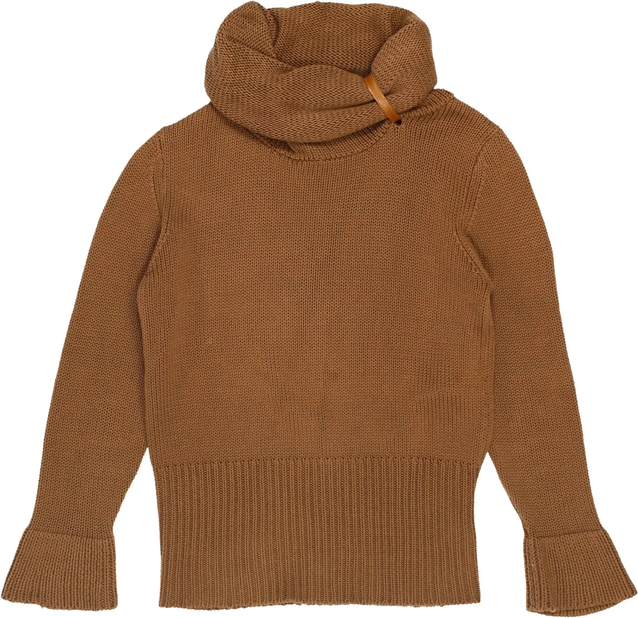 Brown Turtleneck Jumper | ThriftTale