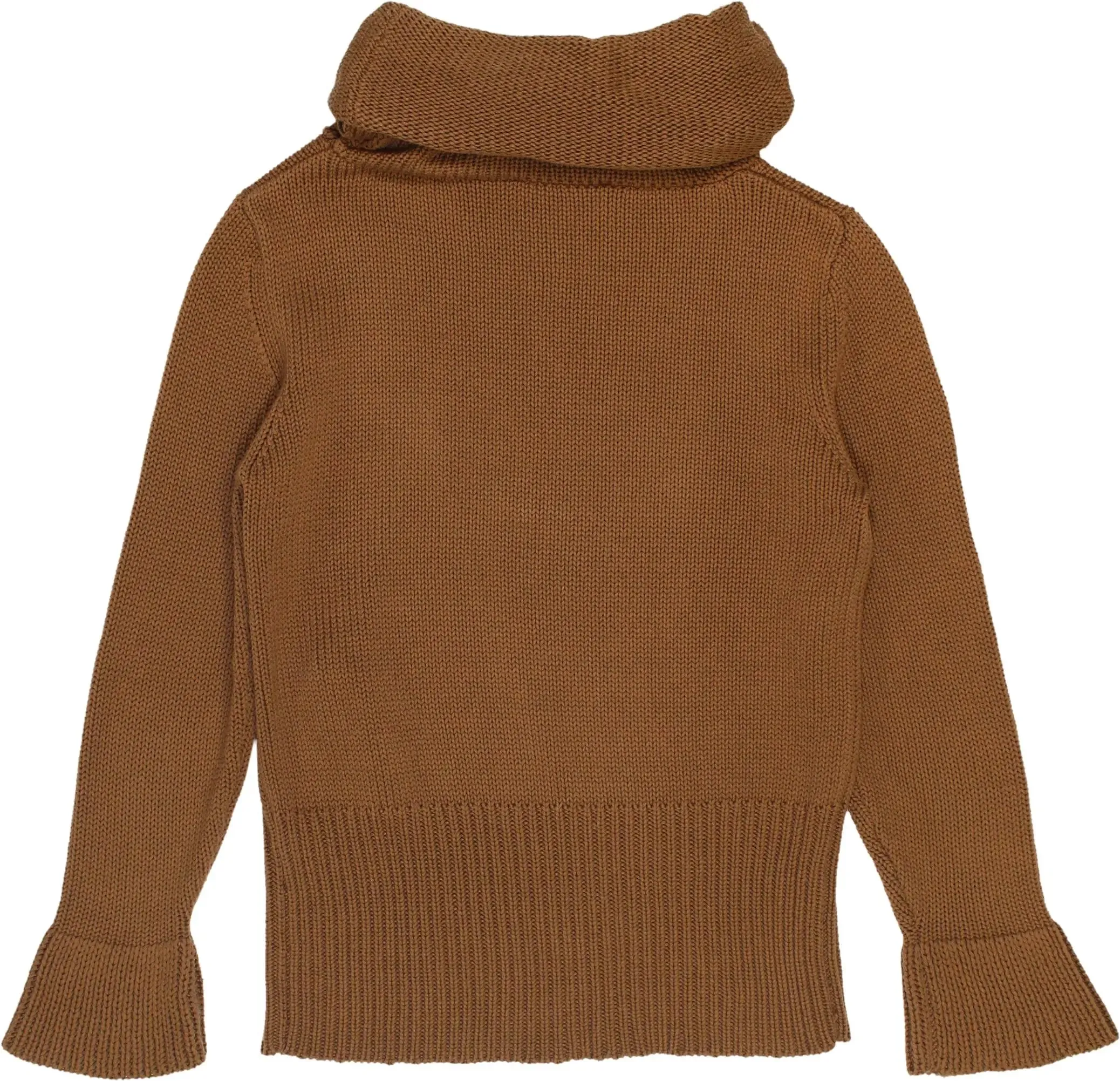 Brown Turtleneck Jumper | ThriftTale