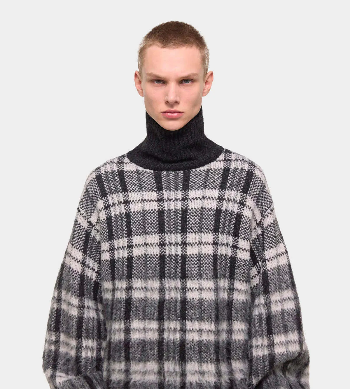 Brushed Turtleneck - Black