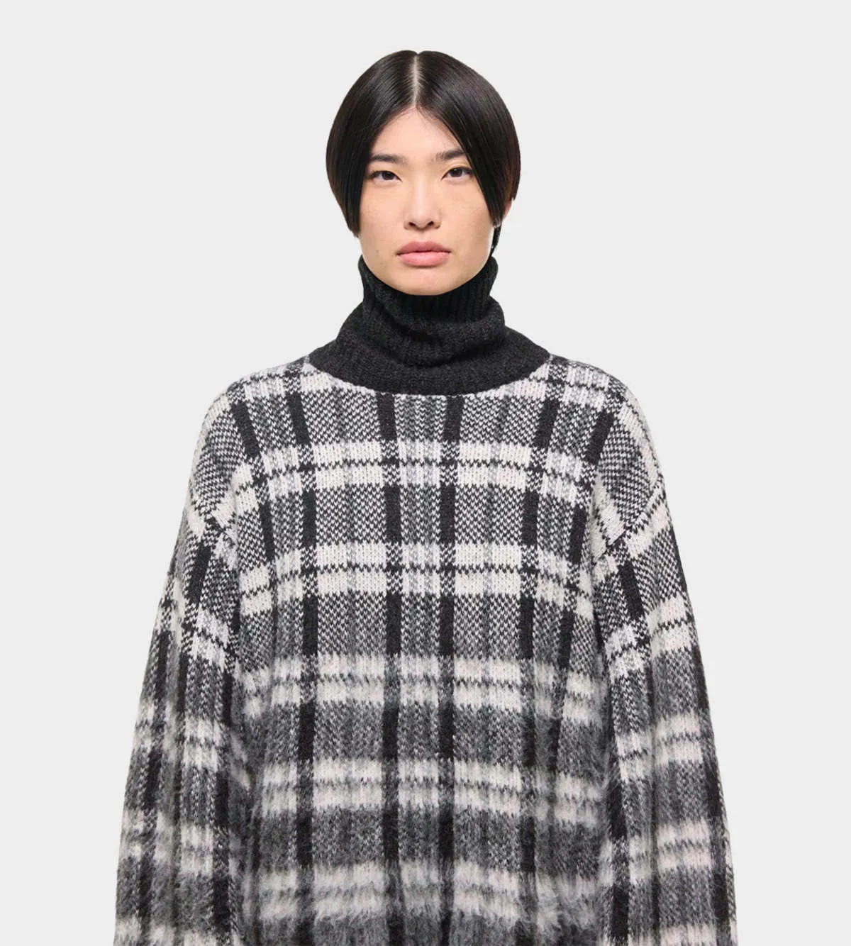 Brushed Turtleneck - Black