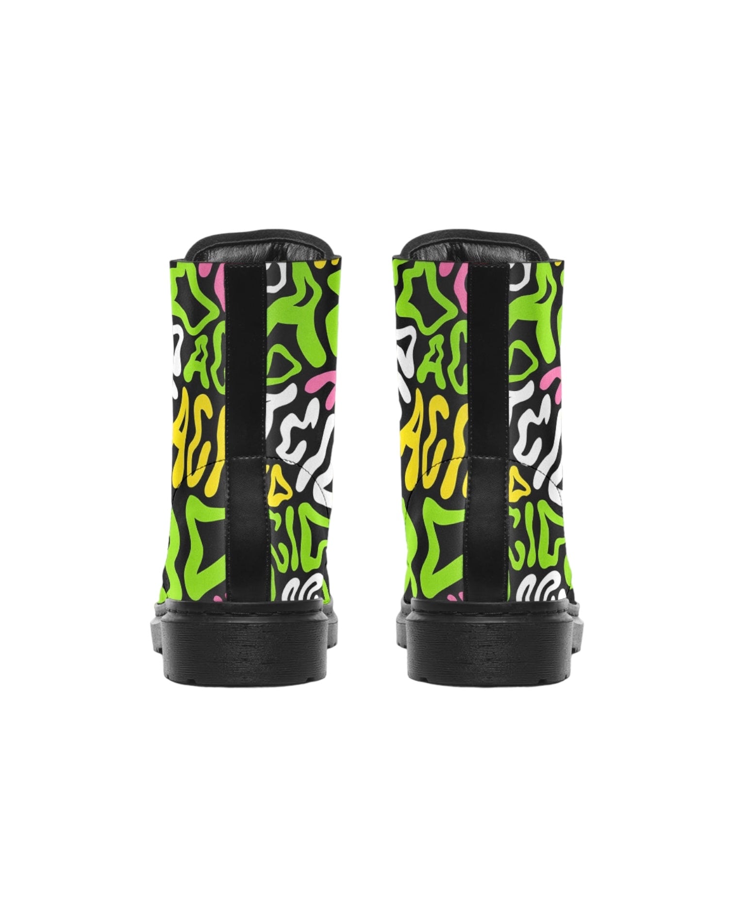 Candy Acid Combat Festival Boots