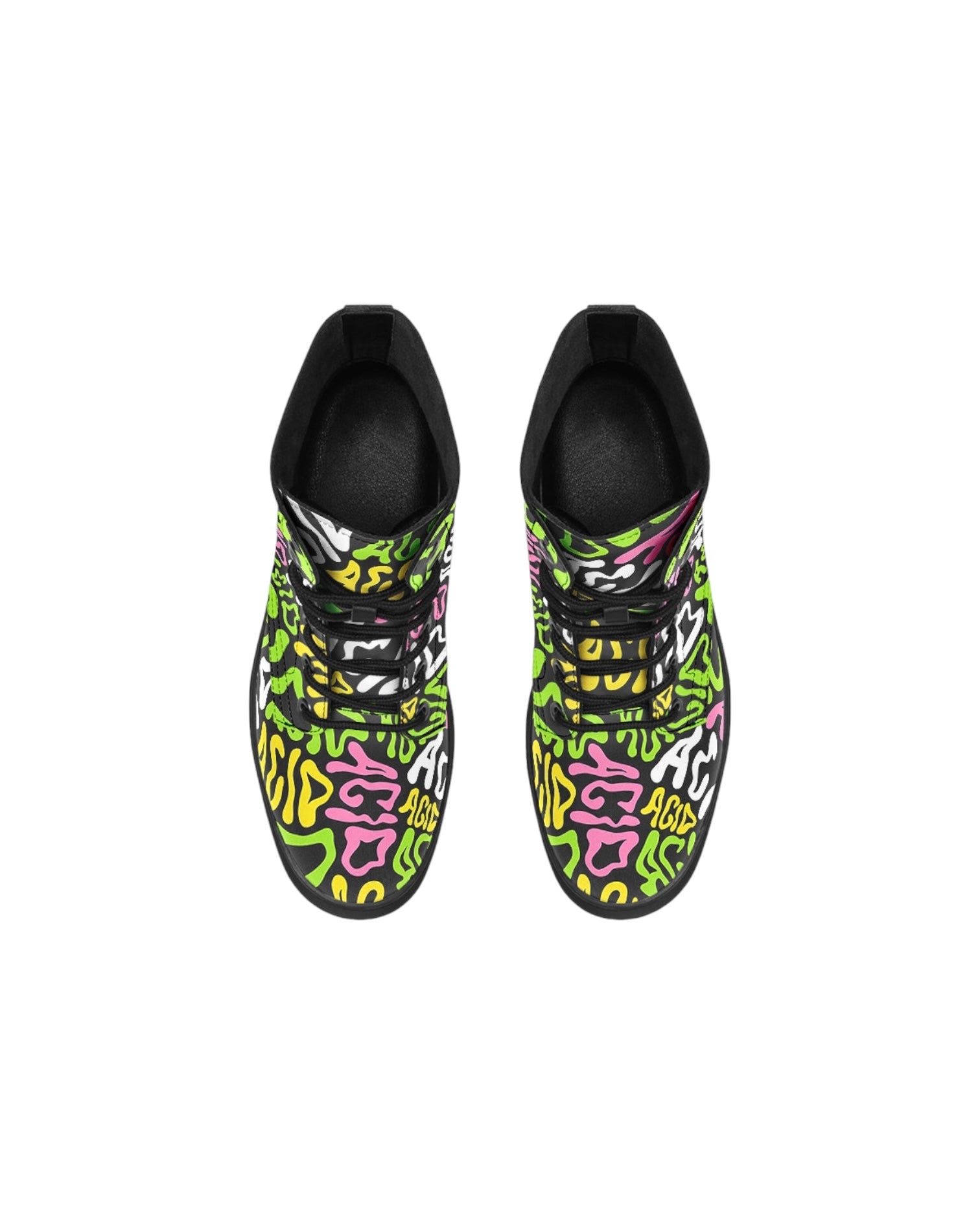 Candy Acid Combat Festival Boots