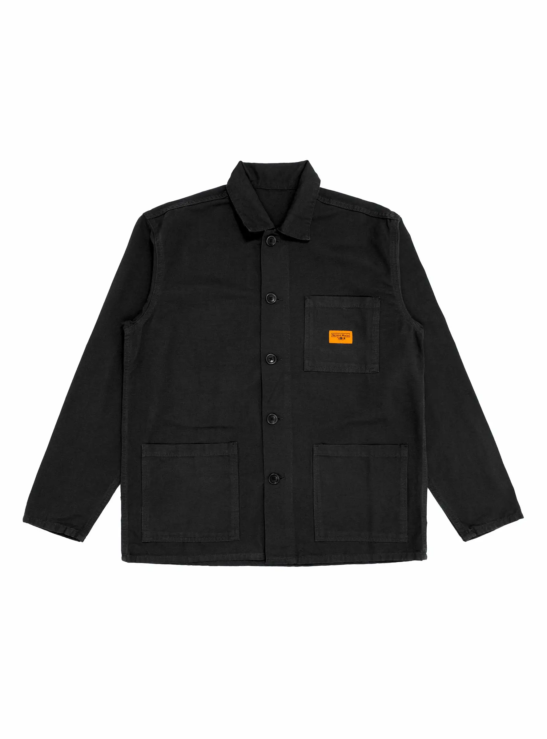 Canvas Coverall Jacket Black