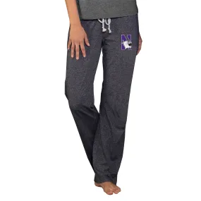 Concepts Sport  Northwestern Wildcats Women's Charcoal Quest Knit Lightweight Pants