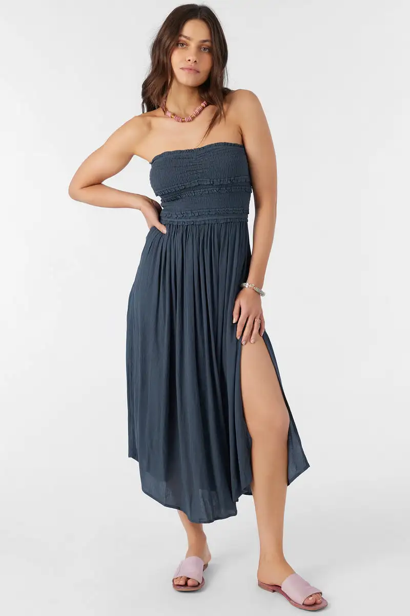 Devyn Strapless Midi Dress