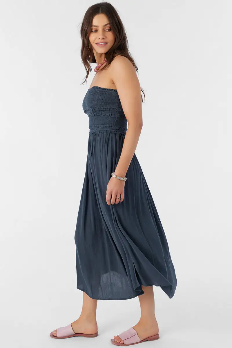 Devyn Strapless Midi Dress