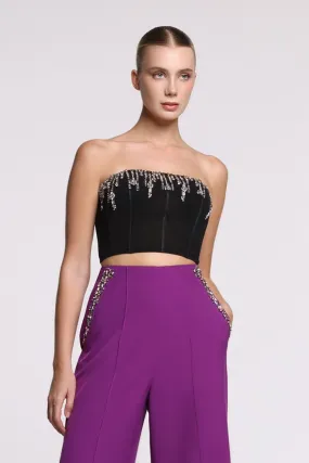 Embellished Corset Top