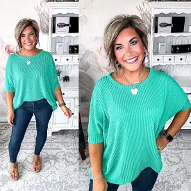 Got It Where I Want It Tunic Top - Kelly Green