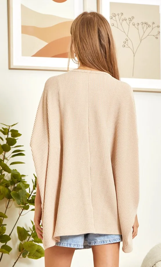 Got It Where I Want It Tunic Top - Taupe