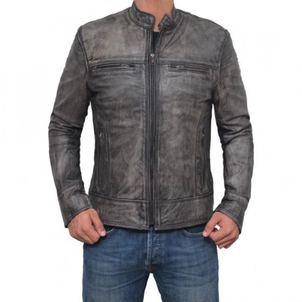 HILLER LEATHER JACKET