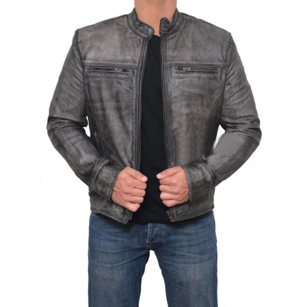 HILLER LEATHER JACKET