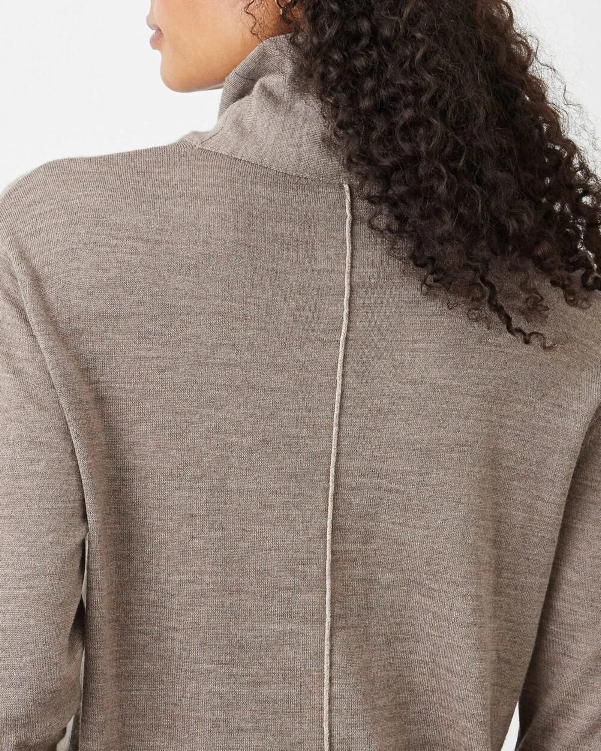 Iris Merino Turtleneck - Gray