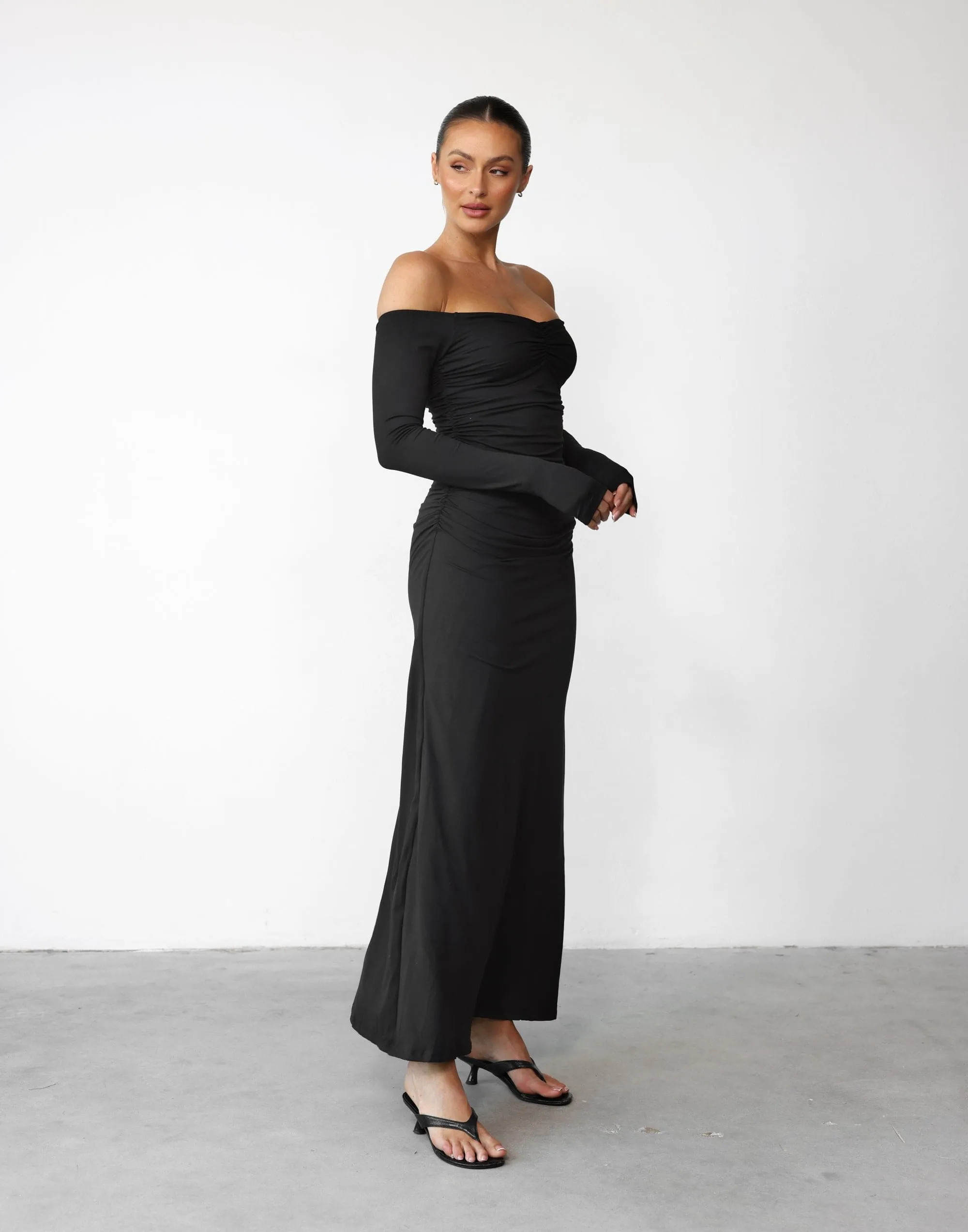 Josephine Maxi Dress (Black)