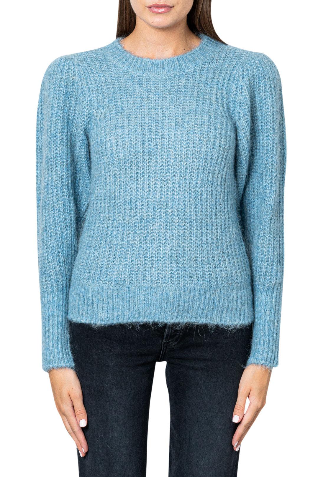 Knit ribbed sweater