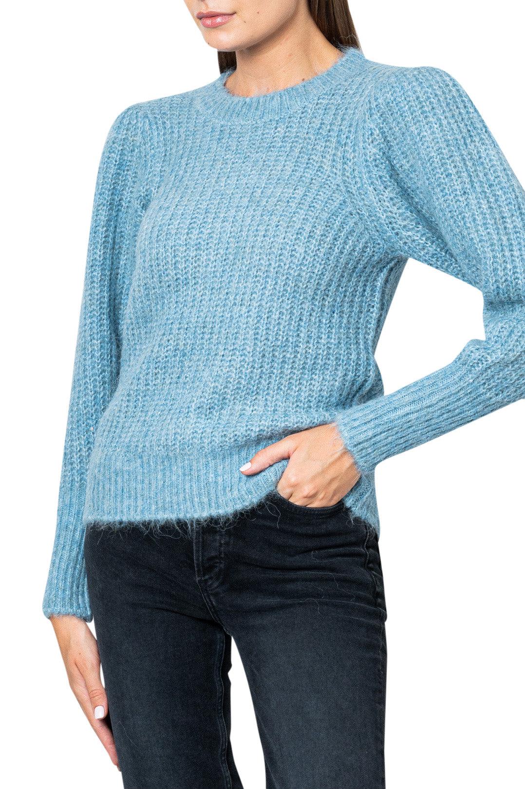 Knit ribbed sweater