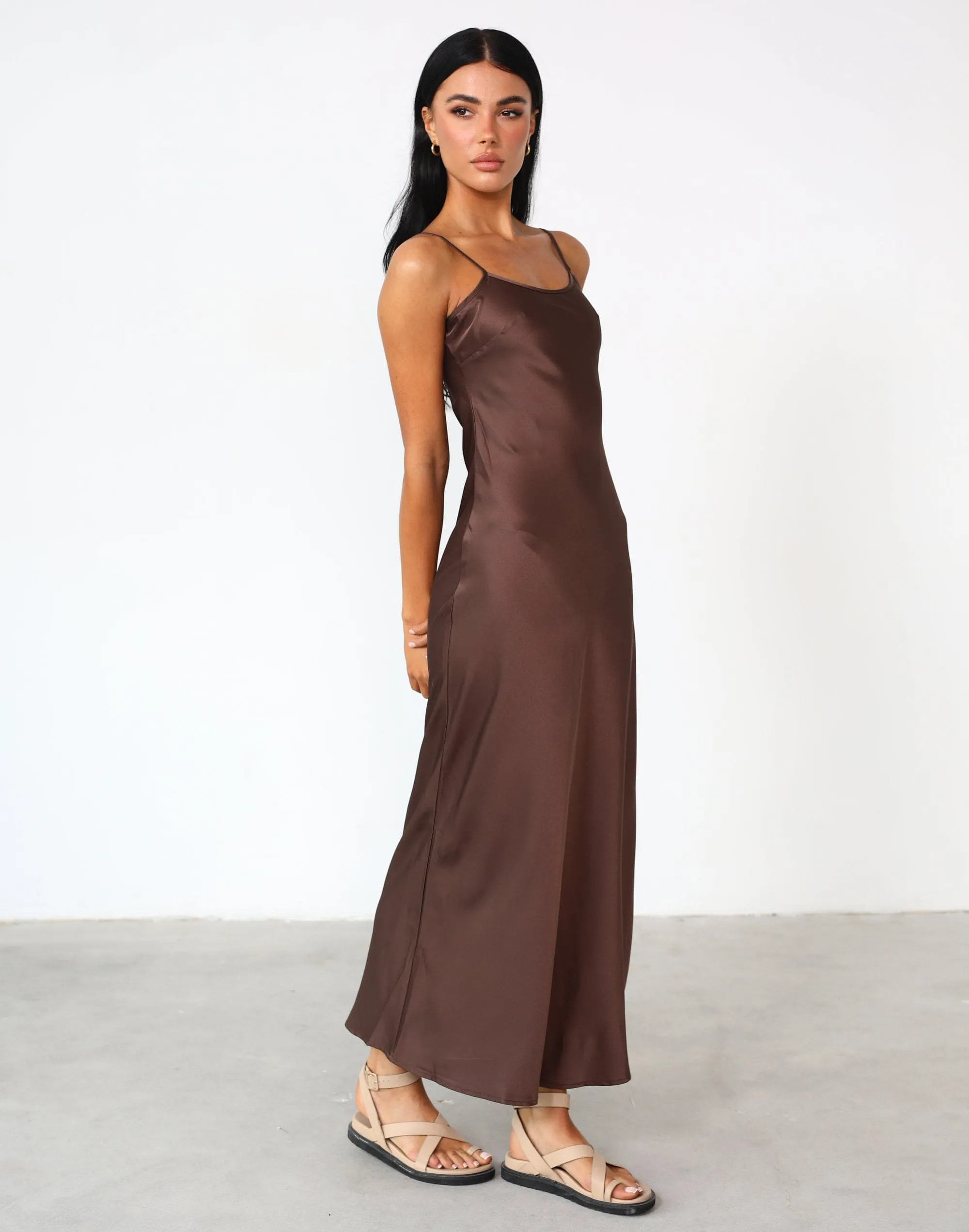 Martha Maxi Dress (Cocoa)