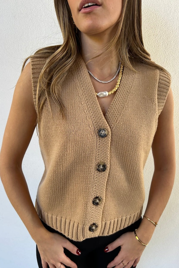 Mia Vest Caramel