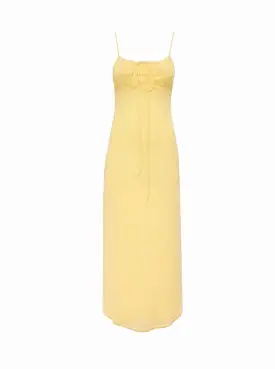 Midsummer Midi Dress in Banana