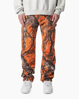 MNML V603 Camo Carpenter Pants Orange