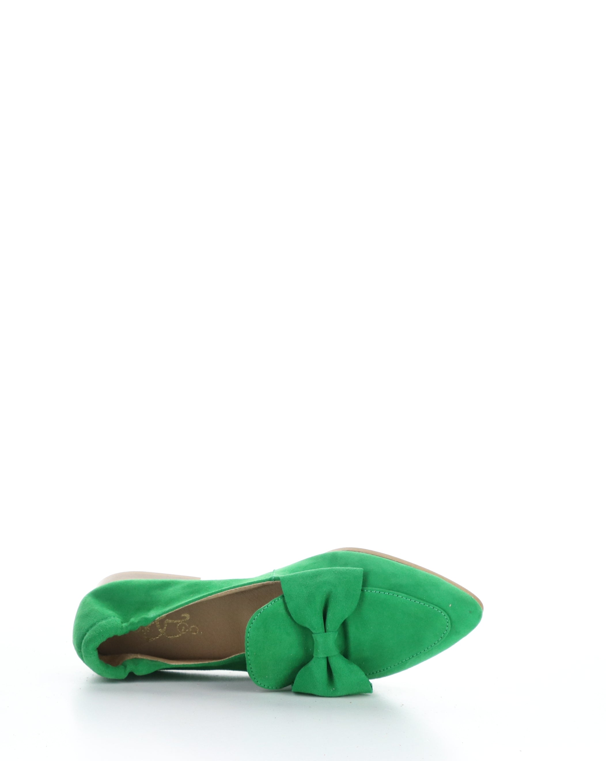 NICOLE Green Elasticated Shoes