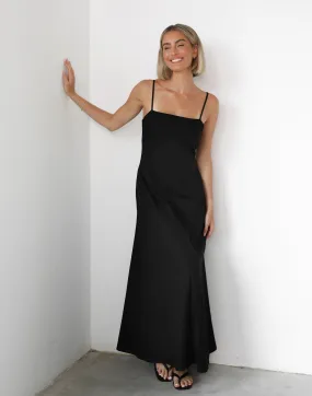 Norah Maxi Dress (Black)