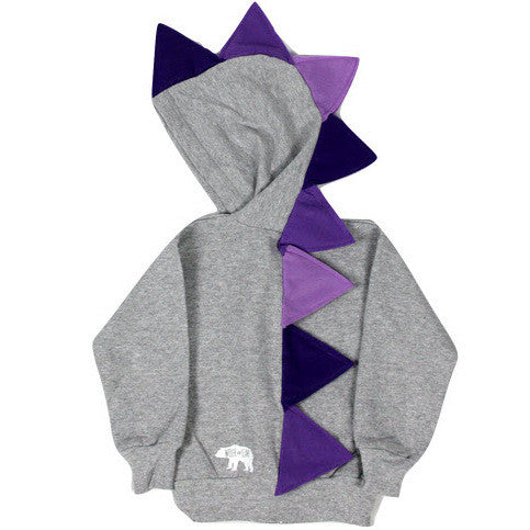 Purple Ombre Dino Hoodie | Ultra Violet