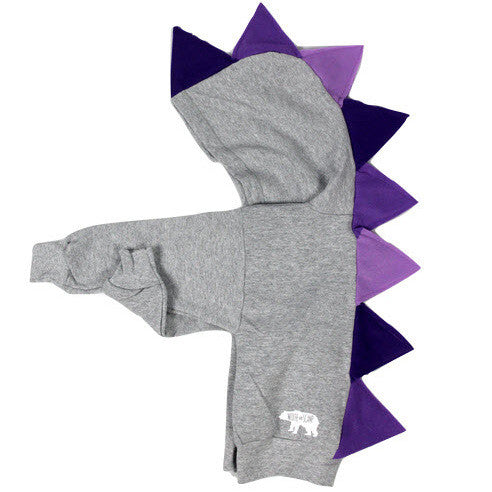 Purple Ombre Dino Hoodie | Ultra Violet