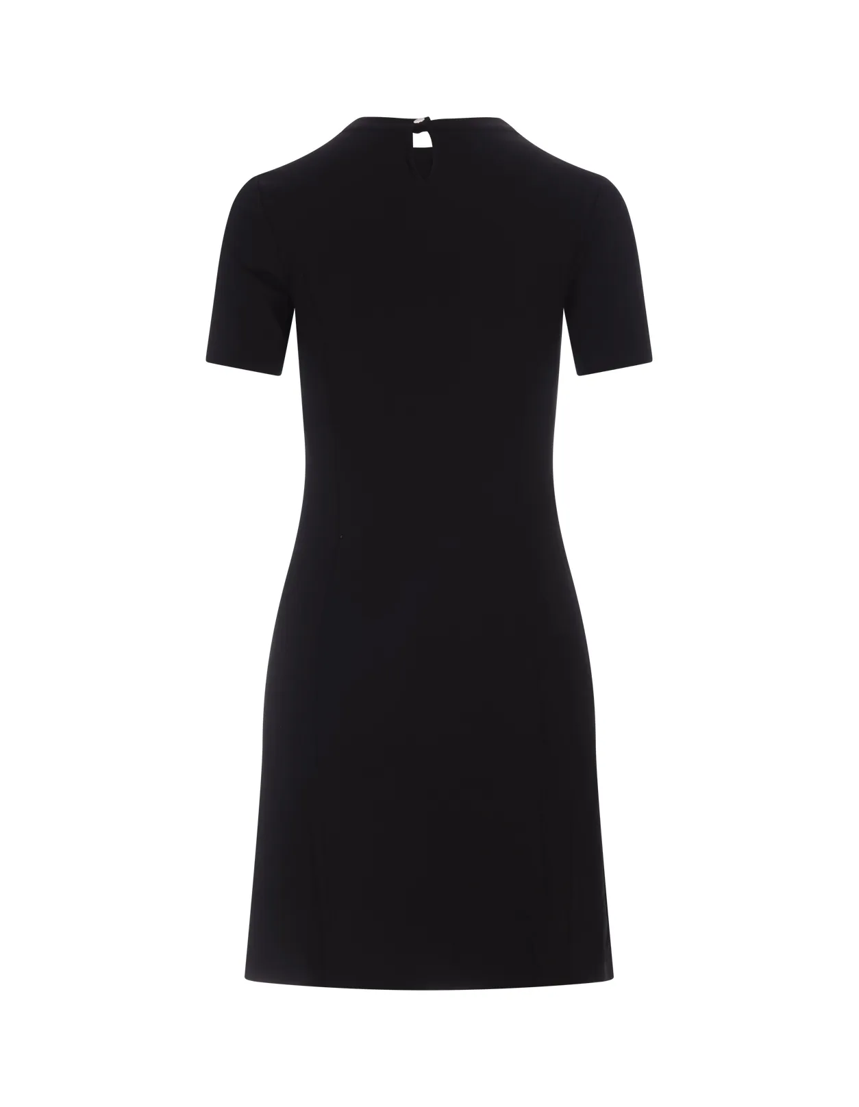 RABANNE Black Mini Dress With Draping