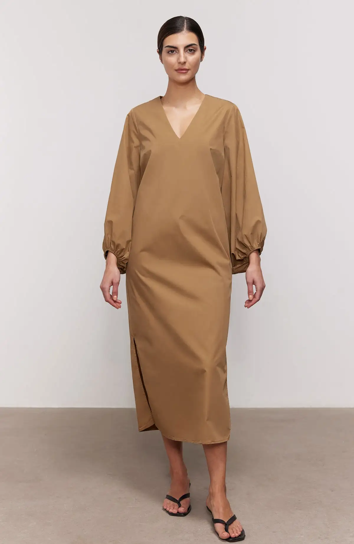 Raya V Necked Cotton Dress