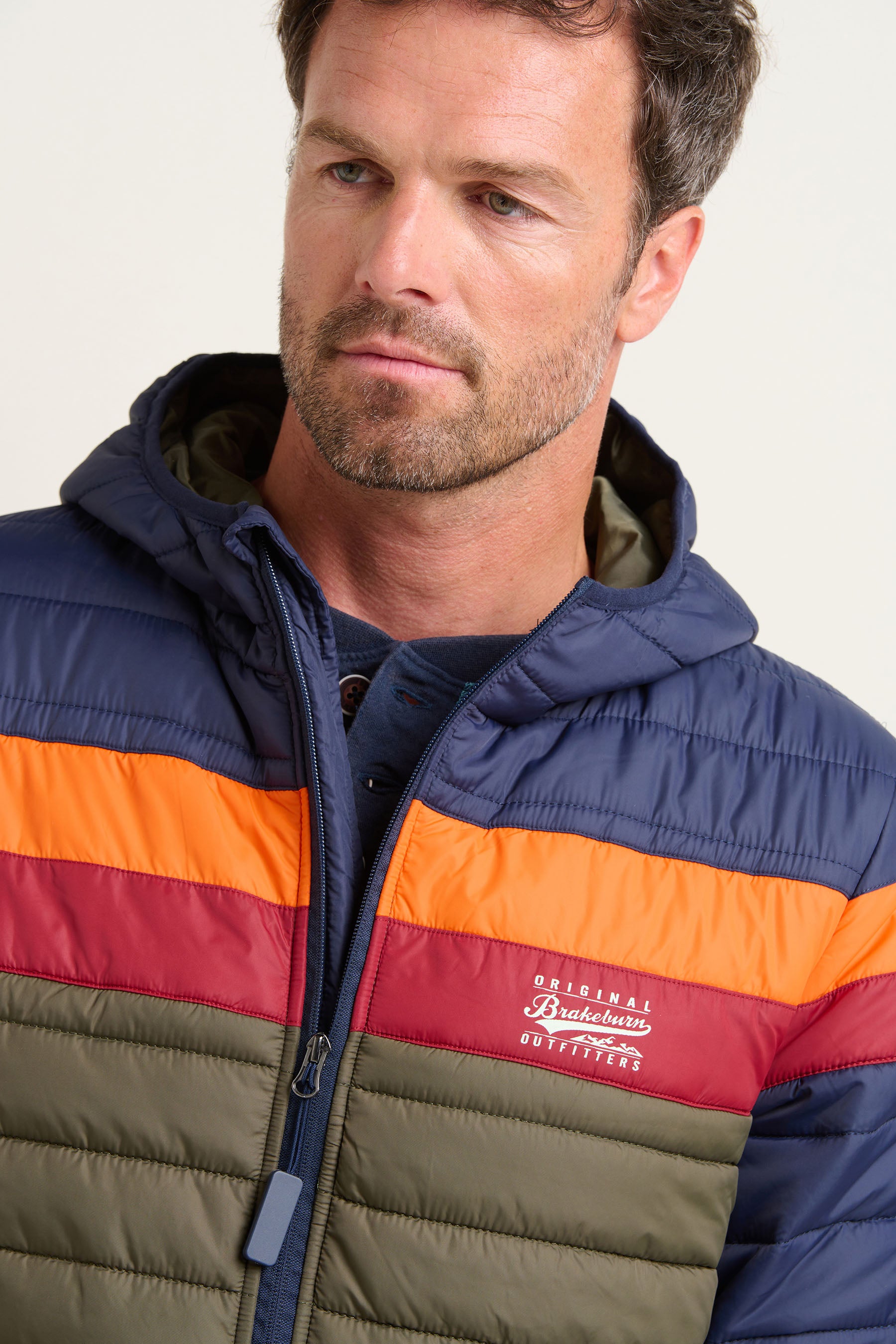 Retro Stripe Puffer