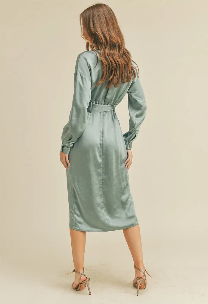 Sage Midi Dress