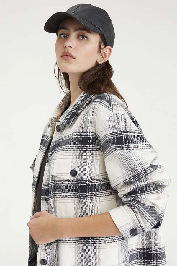 Sanctuary The Shacket Moonstone Plaid