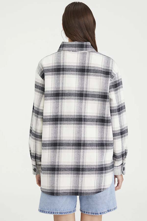 Sanctuary The Shacket Moonstone Plaid