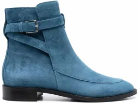 Scarosso Kelly suede boots Blue