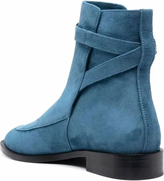 Scarosso Kelly suede boots Blue