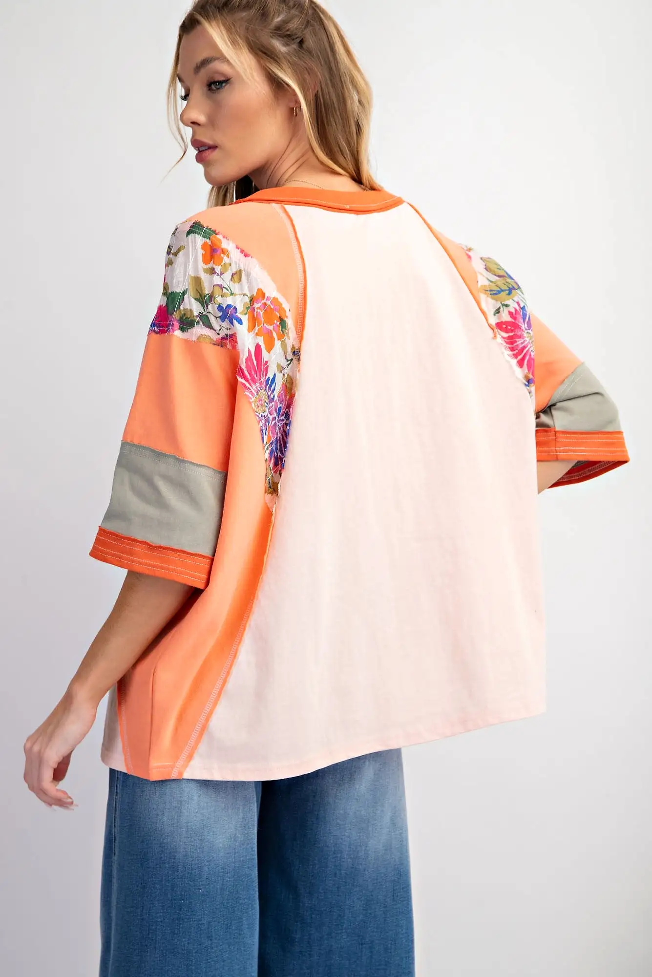 See Me Tunic Top - Coral Blush