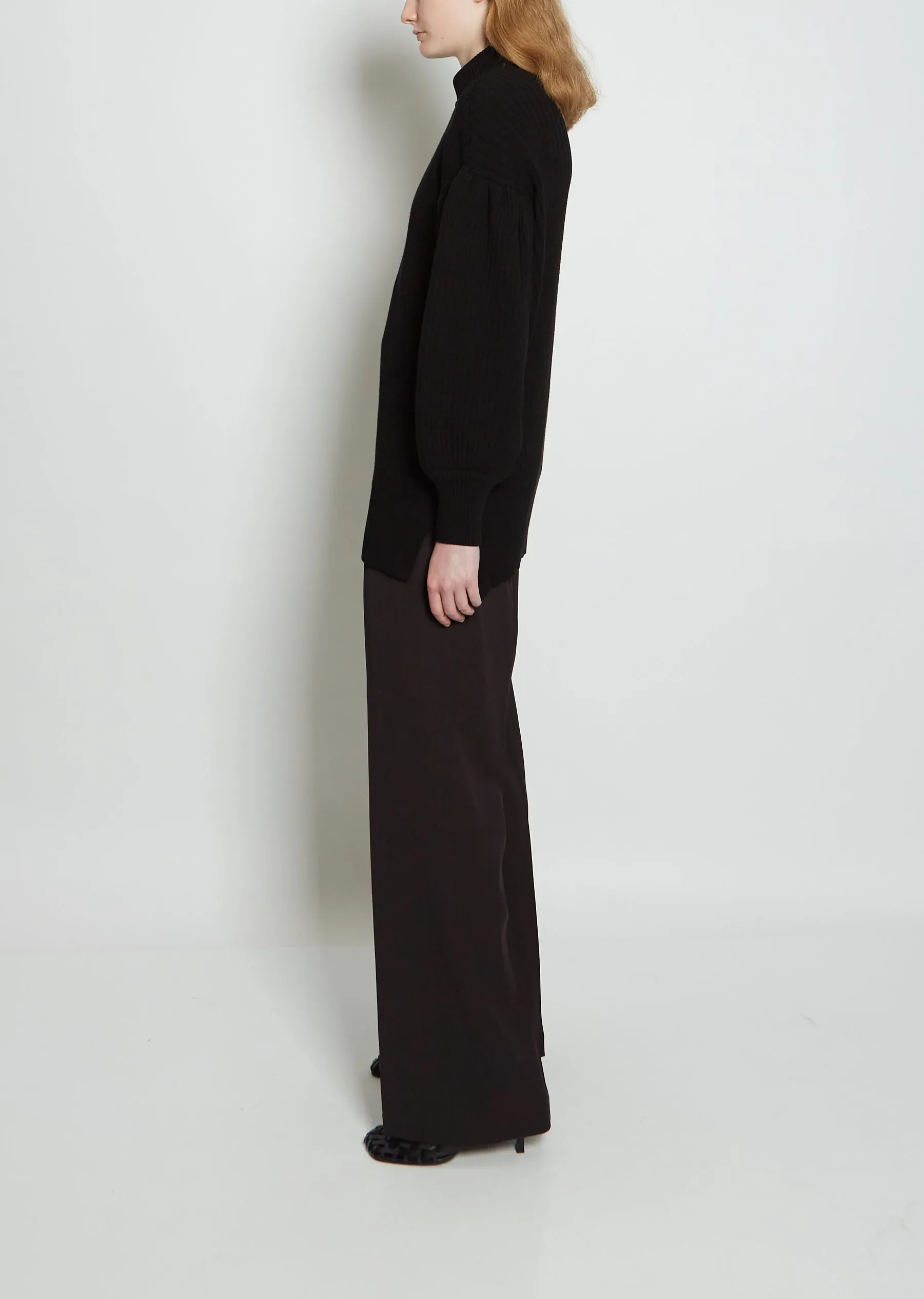 Signature Sleeve Viscose Turtleneck