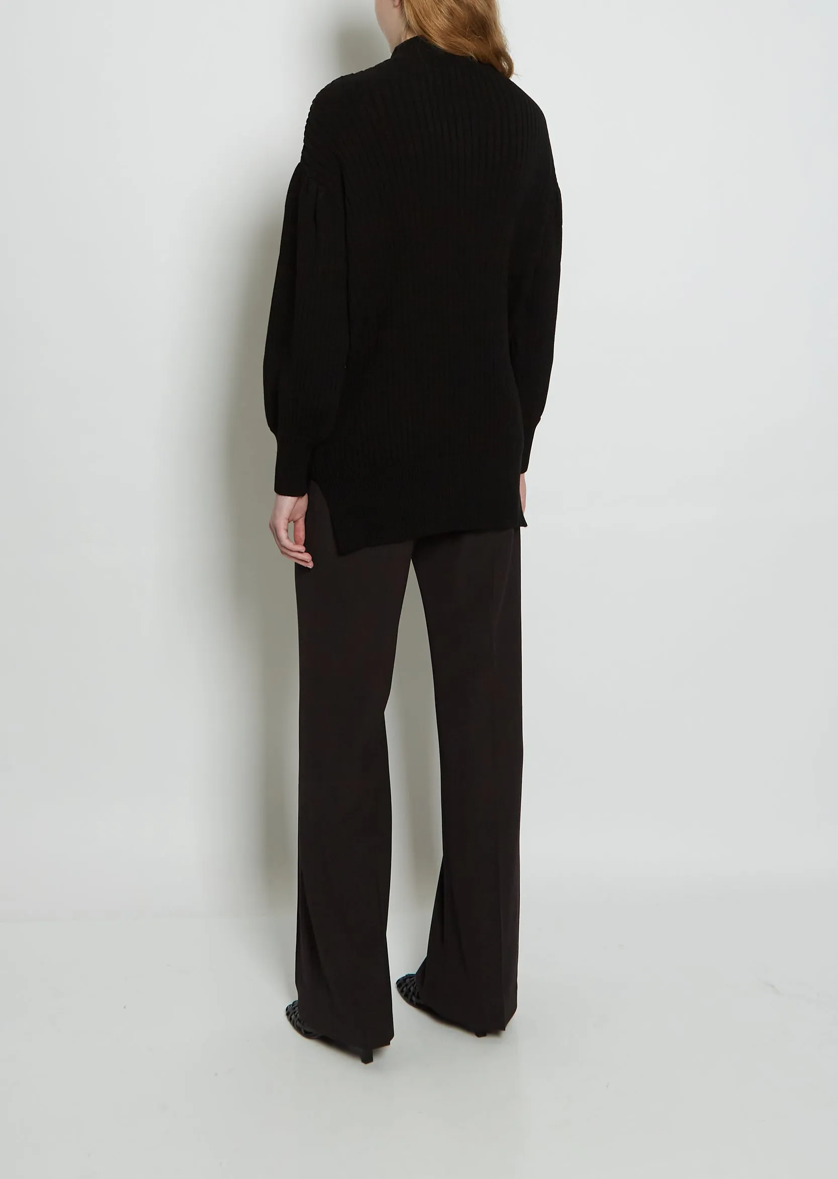 Signature Sleeve Viscose Turtleneck