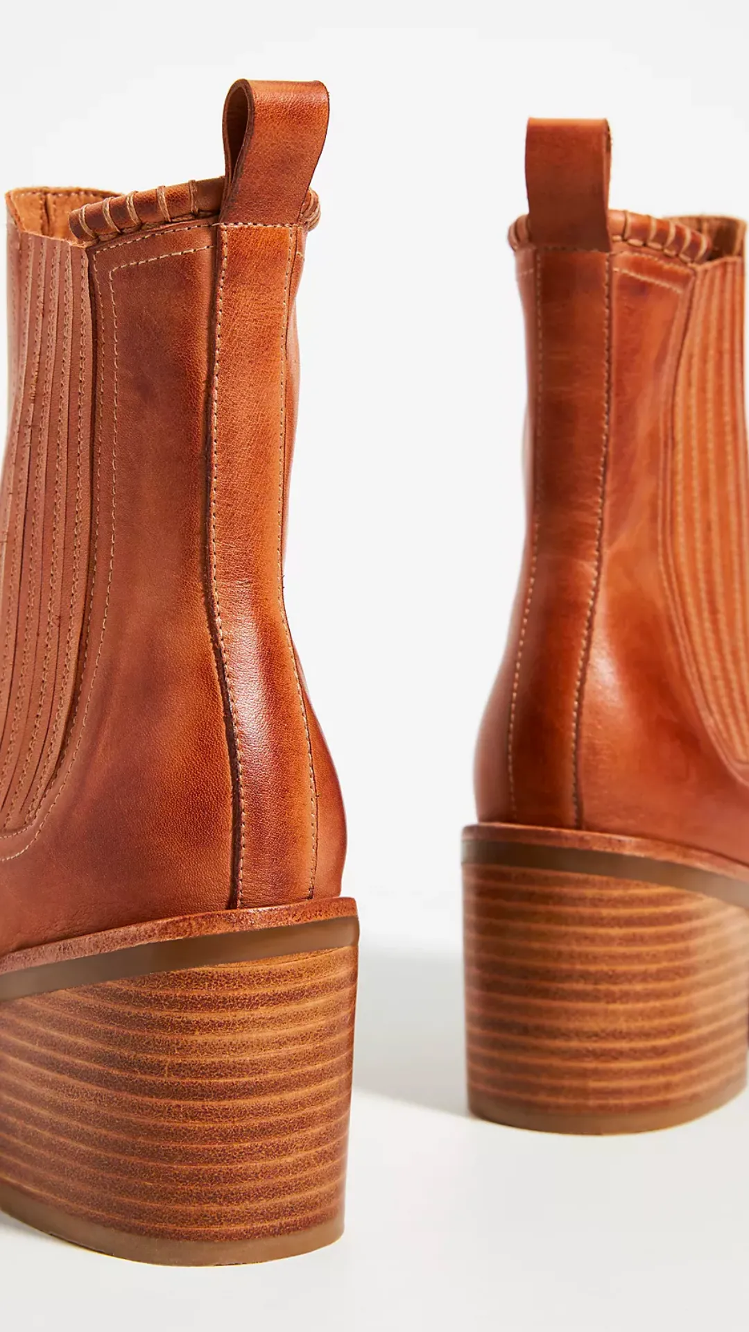 Silent D - Dark Tan Leather Boot