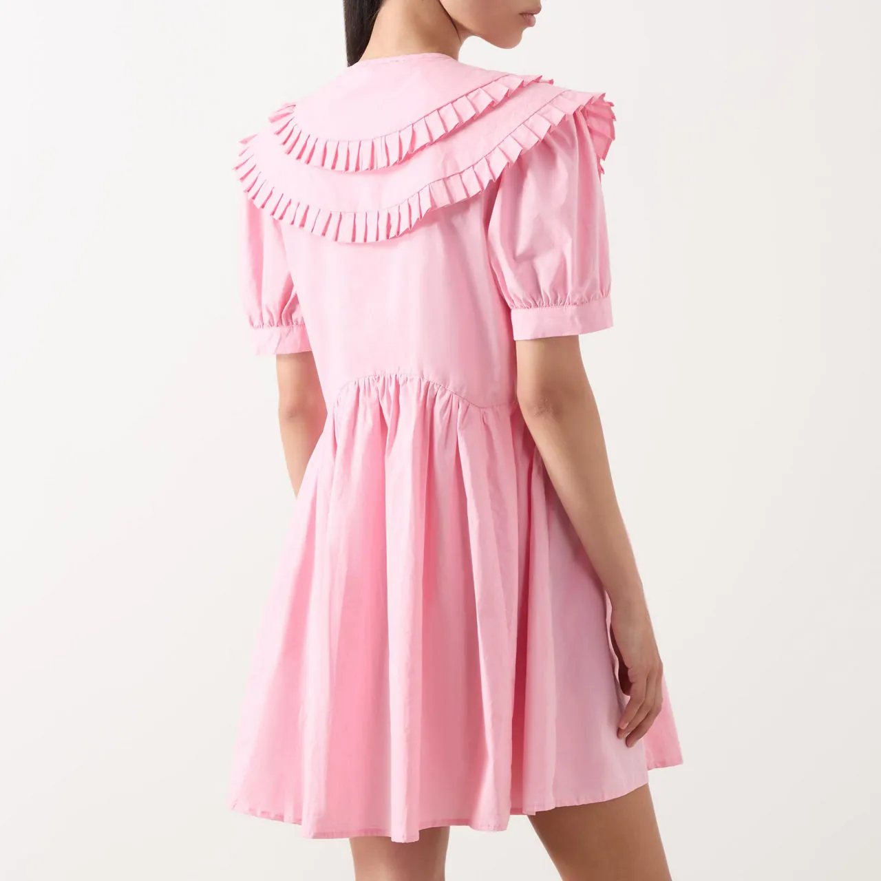 SISTER JANE Flutter Pleat Mini Dress - Pink